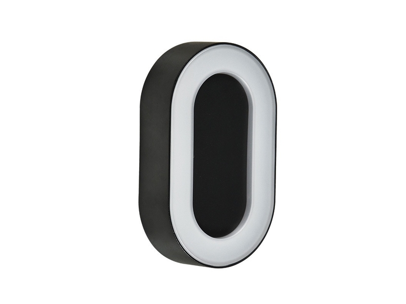  Plafonnier led 12w intérieur et extérieur 3000k – lumière chaude, 200x45 mm  - Conforama A
