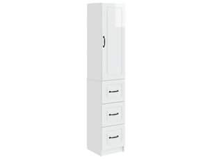Armoire     <strong></strong> <strong></strong> coloris blanc largeur 33 cm