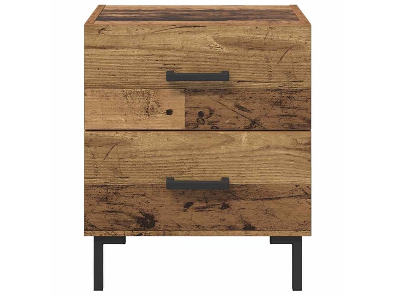  Table de chevet - cabinet de chevet - table de nuit bois ancien 40 x 35 x 47,5 cm  - Conforama E