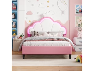 Lit avec rangement 140x190 cm <strong></strong> <strong></strong> coloris blanc