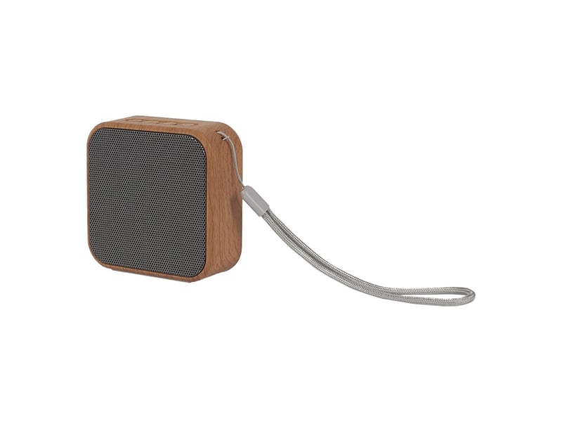  Enceinte sans fil 3w coloris gris et aspect bois avec dragonne - liena LIENA - Conforama C