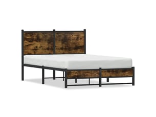 Lit 2 places 120x190cm    coloris marron