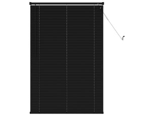 Store vénitien, store de fenêtre noir 150 x 80 cm 25 mm pvc cf48107