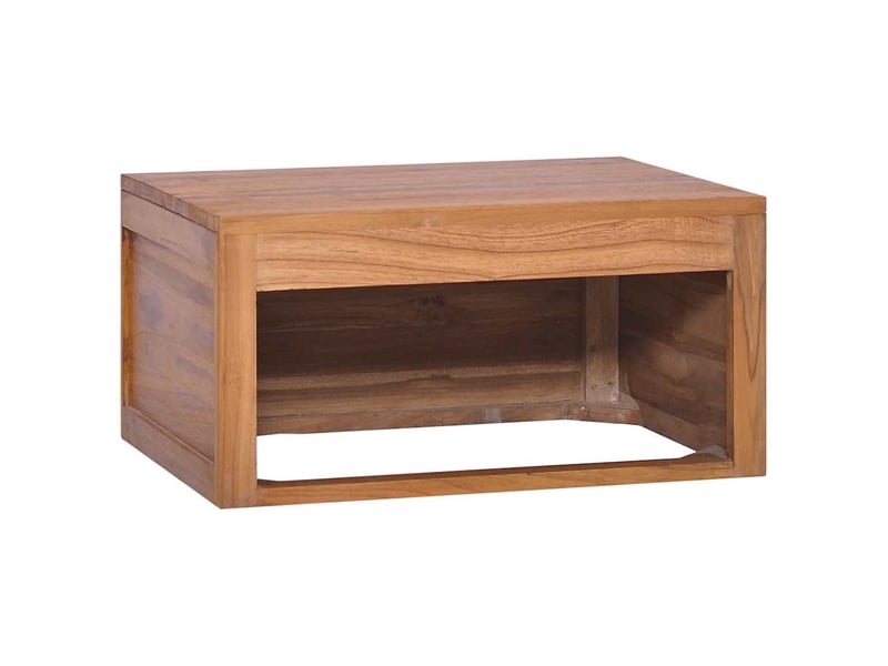  Armoire murale de salle de bain 60x45x30 cm bois de teck massif  - Conforama C