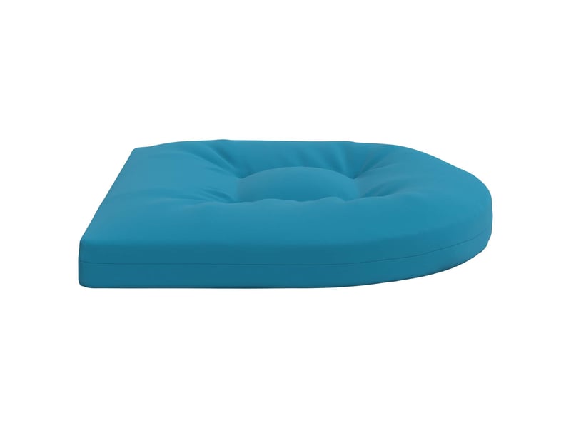  Lot de 4 coussins de siège, coussins d'assise 100 % polyester bleu clair cf60057  - Conforama D