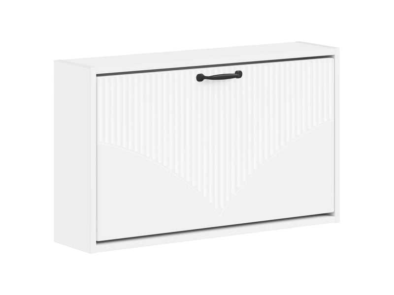  Meuble à chaussures mural, armoire à chaussures hoorn 71x17x43 cm blanc  - Conforama A