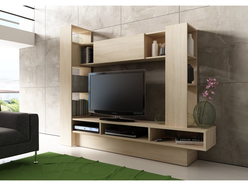 Meuble TV multi rangement BARCELONE - Conforama W
