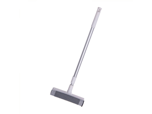 Nettoyeur de vitres rétractable, chiffon de nettoyage pour vitres, raclette, outil de nettoyage extérieur (blanc)