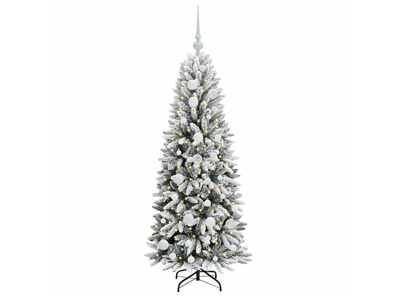  Sapin de noël artificiel, arbre de noël blanc 120 cm shl9504  - Conforama C