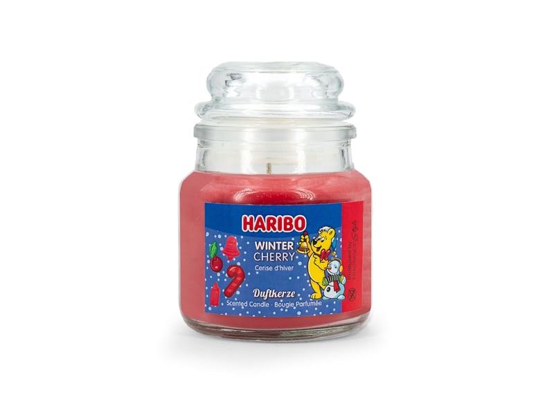  Lot de 3 bougies parfumées fruitées taille 9 x 6,5 cm ambiance chaleureuse et joyeuse finition en verre transparent 13_0017564  - Conforama D