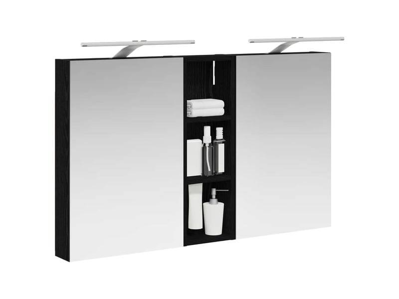 Ensemble de meubles de salle de bain 3 pcs 100x10.5x60.5 cm shl6962 - Conforama C