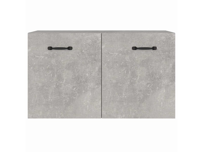  Armoire murale salon, meuble de rangement gris béton 60x36,5x35cm bois d'ingénierie shl597  - Conforama C
