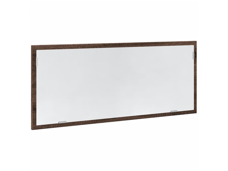  Miroir de salle de bain, miroir de toilette à led chêne marron bois d'ingénierie cf62518  - Conforama E