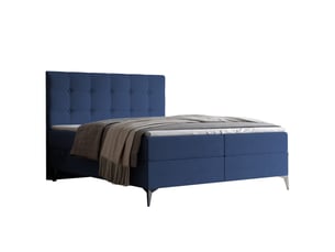 Lit coffre 180x200 cm IDOHOME BAILEY coloris bleu