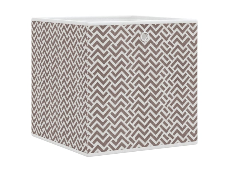 Boîtes de rangement pliables 10 pcs 32x32x32 cm tissu intissé shl44229 - Conforama C
