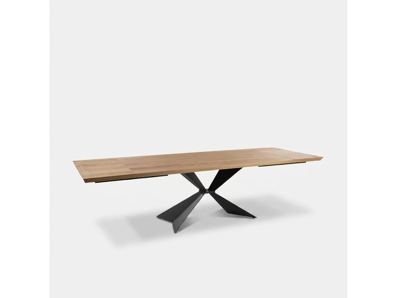  Table extensible en bois plaqué 160240x90 taurus - chêne  - Conforama C