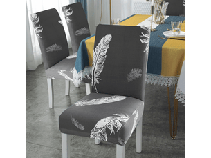 Lot de 4 housses de chaises de salle à manger élastiques, lavables et universelles, faciles à nettoyer, idéales pour la décoration des salles à mange, multicolore