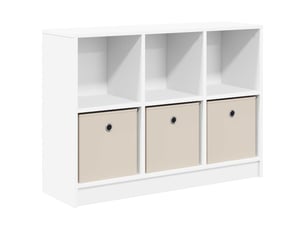 Buffet - bahut - meuble de rangement blanc 88,5 x 27,5 x 63,5 cm