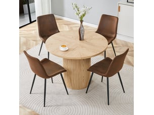 Ensemble table rond(e) 4 chaise(s) <strong>ULEVR</strong> <strong></strong>