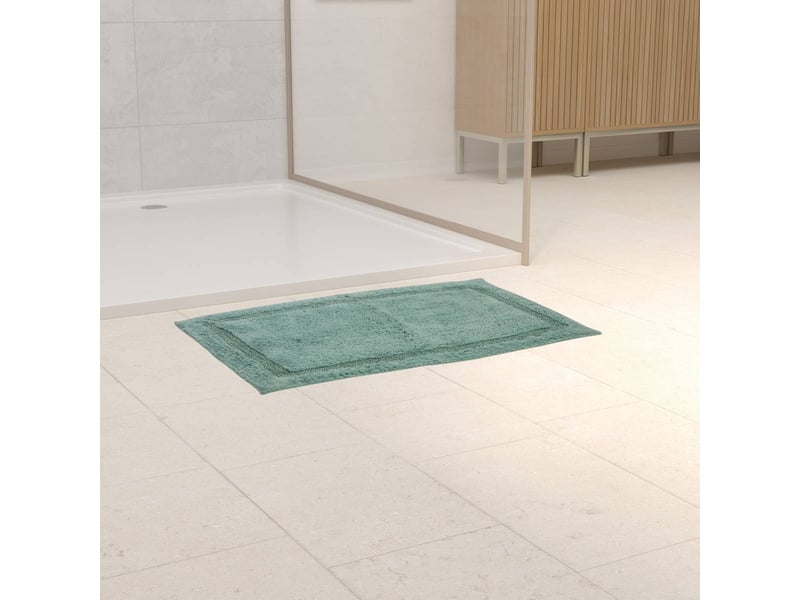  Tapis de bain fluffy colorama 50x75cm vert céladon COLORAMA - Conforama B