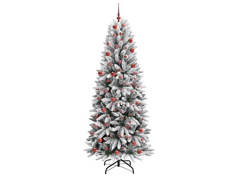 Sapin de noël artificiel, arbre de noël blanc 210 cm shl8368 - Conforama C
