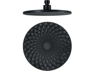 Enowelir pommeau de douche fixe ronde 9 pouces haute pression économie d'eau abs connexion g12 noir