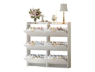 Meuble à chaussures 30 paire(s)  MODENVIE   coloris blanc