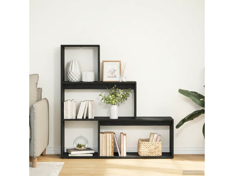  Cloison bibliothèque, meuble de rangement 123 x 29 x 123 cm bois d'ingénierie  - Conforama B