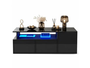 Table basse coloris noir VLIVRA