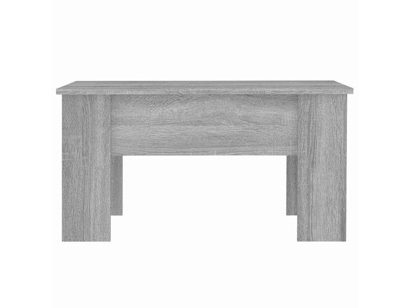  Table basse - table de salon - table à thé sonoma gris 79x49x41 cm bois d'ingénierie  - Conforama C