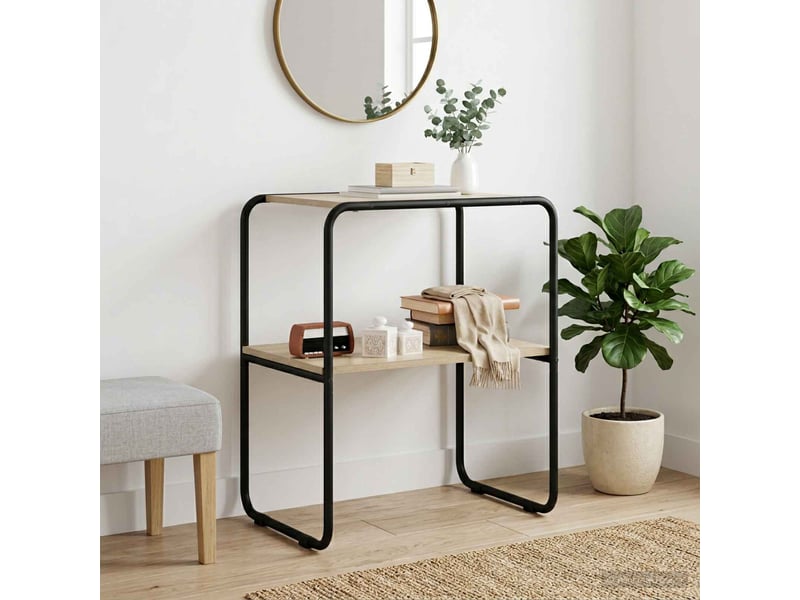  Vidaxl table console chêne sonoma 100 x 42,5 x 70 cm bois d'ingénierie  - Conforama B