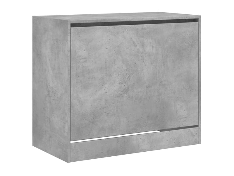  Meuble à chaussure, armoire à chaussures gris béton 80x42x69 cm bois d'ingénierie  - Conforama D