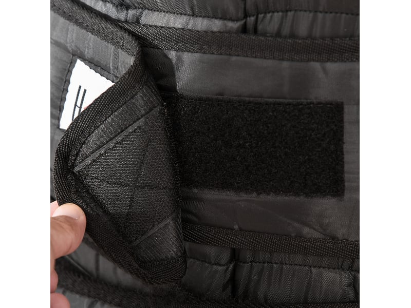 Veste légère lesté réglable 30 kg, 35 sacs amovibles, en tissu oxford et métal noir, 60 × 50 × 17 cm pour musculation - Conforama D