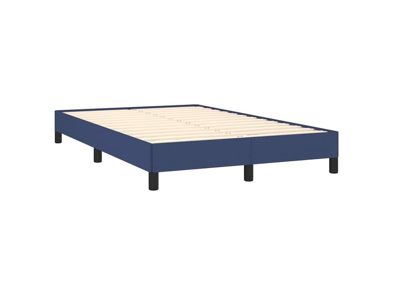  Lit double- lit adulte -  cadre de lit sans matelas bleu 120x190 cm tissu  - Conforama B