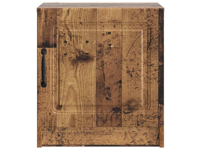  Table de chevet - cabinet de chevet - table de nuit bois ancien 43 x 34,5 x 47 cm  - Conforama D