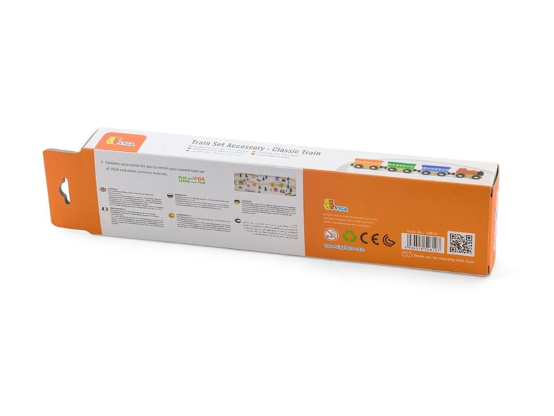  Train magnétique viga 50819 classic - bois 6934510508197 - Conforama C