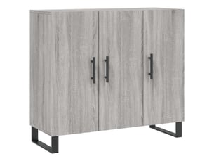 Buffet - bahut - meuble de rangement sonoma gris 90x34x80 cm bois d'ingénierie