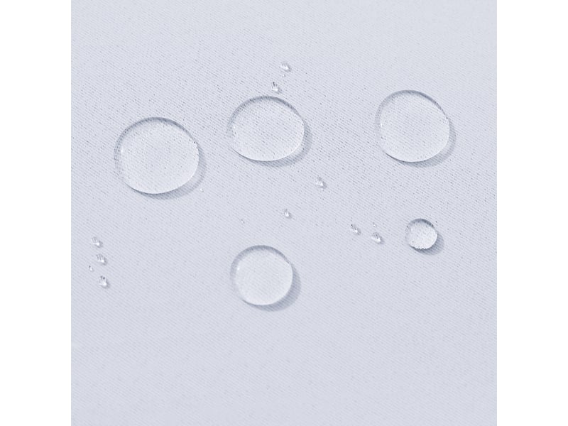  Rideaux d'extérieur - rideaux de terrasse imperméables à œillets, rideaux isolants thermiques, décoration de jardin, l 132 x h 213 cm, blanc, 1 paire  - Conforama B