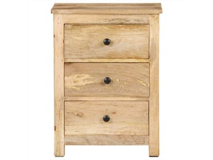 Table de chevet - cabinet de chevet - table de nuit 45x35x60 cm bois de manguier massif
