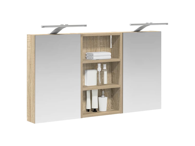 Ensemble de meubles de salle de bain 3 pcs 90x10.5x50 cm shl5807 - Conforama C