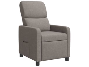 Fauteuil relax manuel VIDAXL  Tissu marron