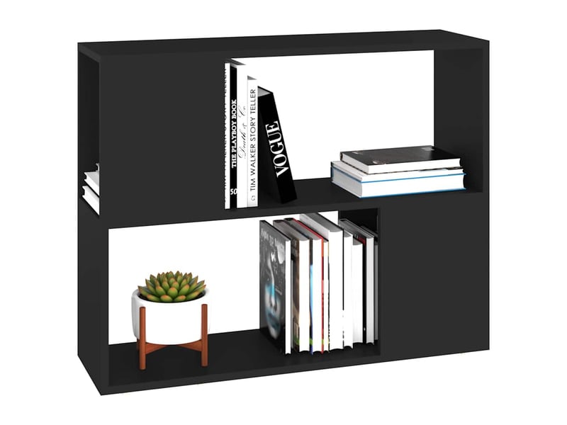  Meuble tv - banc tv - meuble de rangement noir 80x24x63 cm bois d'ingénierie  - Conforama D