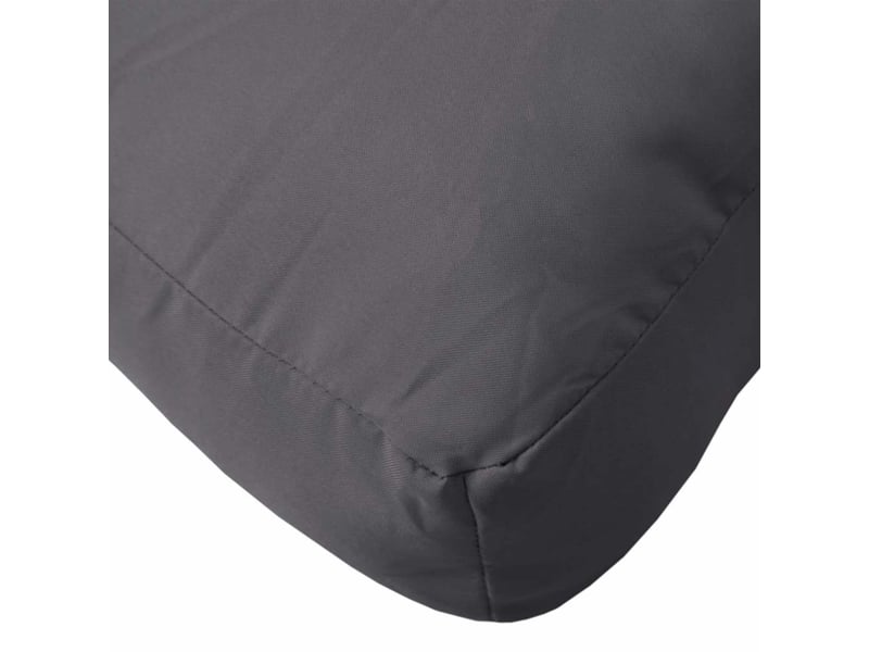  Coussin de palette, coussin de chaise, coussin de canapé anthracite 60x60x6 cm tissu oxford cf55276  - Conforama E