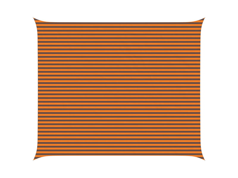  Voile d'ombre - voile d'ombrage - voile parasol orange et marron 5 x 6 m 100 % polyester oxford  - Conforama A
