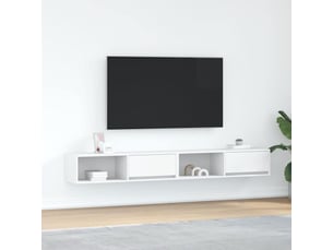 Meuble tv coloris blanc 100 cm <strong></strong>  <strong></strong>