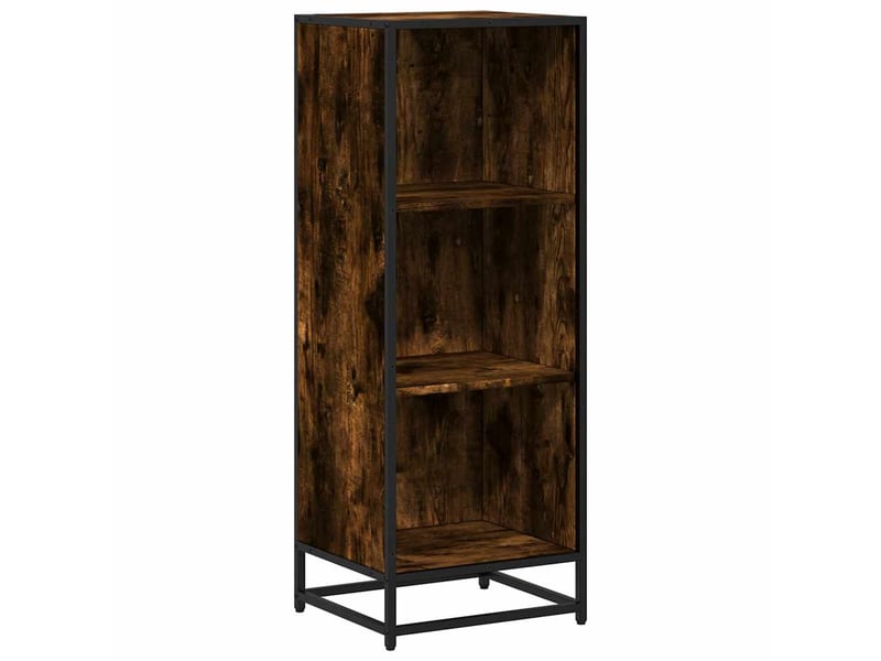  Bibliothèque, étagère de rangement chêne fumé 40x35x107,5 cm bois d'ingénierie  - Conforama A