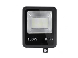 Projecteur led abrila olivino 100 w 9000 lm 6500 k noir ip66 39,5 x 28,5 x 7 cm