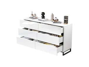 Buffet 0 porte(s) 6 tiroir(s) OXEZA - 140 cm coloris bicolore