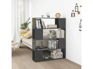 Bibliotheque coloris  gris  <strong></strong> <strong></strong> - 100 cm x 124 cm