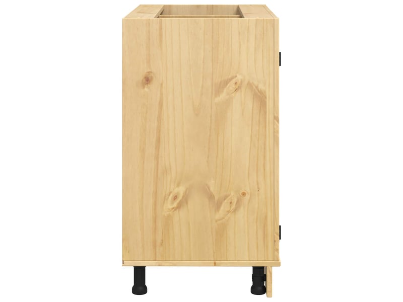  Armoire moderne rectangulaire avec 4 tiroirs et étagère 80 x 46 x 81 cm en pin massif miel 02_0058894  - Conforama D